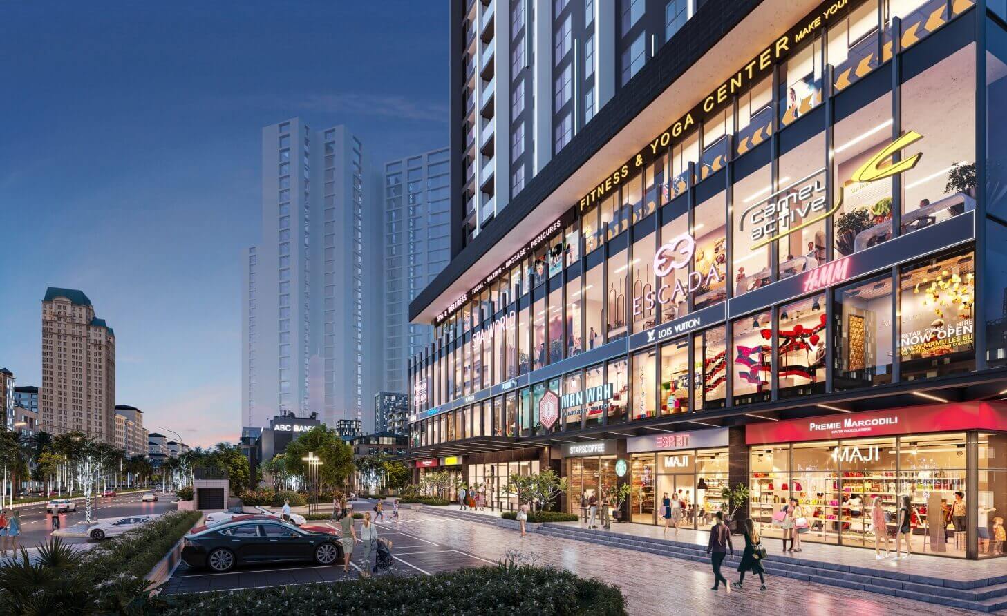 shophouse khối đế chung cư Taseco Trung Văn