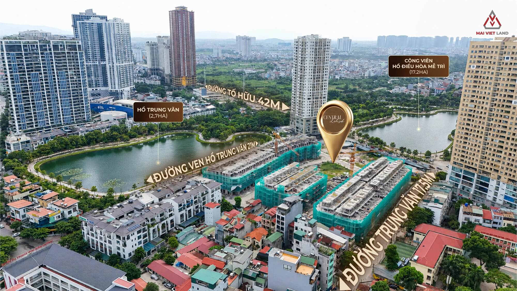 tiến độ dự án central lakeside trung văn