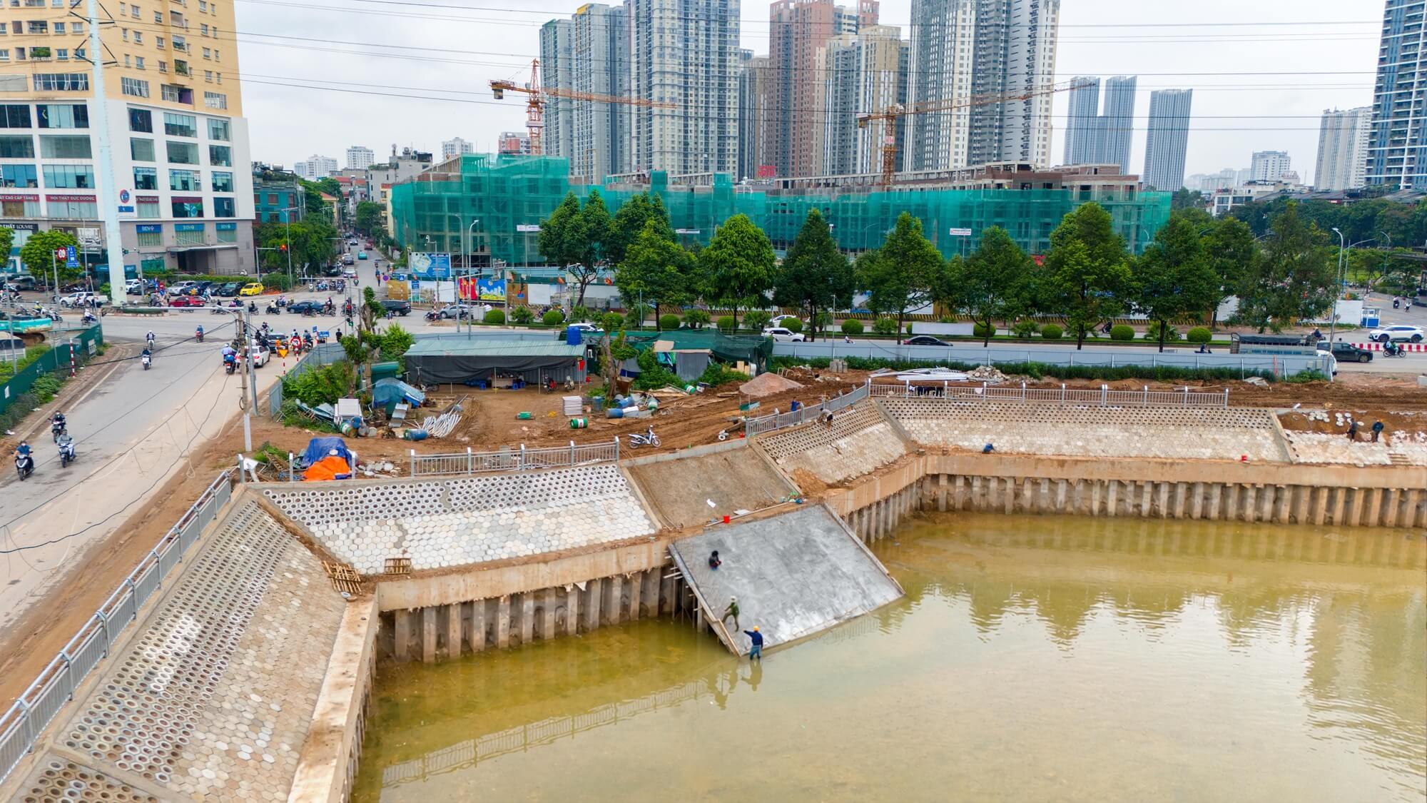 Tiến độ xây dựng dự án Taseco Trung Văn tháng 7/2026